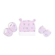 Bamboo 3 Piece Newborn Set - Pink