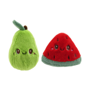 Smoochy Pet Pals Pear and Watermelon Soft Pet Toy