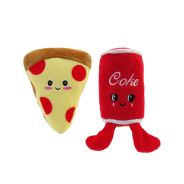 Smoochy Pet Pals Pizza and Coke Soft Pet Toy