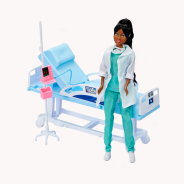 Caylee Medical Play Set With Brown Hair