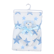 Lunakins Blanket and Comforter - Blue Stars