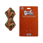Toys R Us Pets TPR Printed Colorful Dumbbell Toy