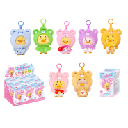 Upsetduck Care Bears Neon Sweetheart Duck Plush Keychain Blind Box Assorted