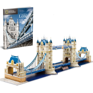 National Geographic Tower Bridge 3D Puzzle 120 Pieces