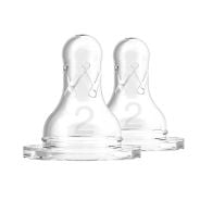 Dr Brown's Options Level 2 Narrow Silicone Teat (2 Pack)