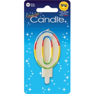 Rainbow Candle Number 0