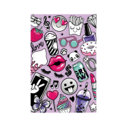 Fun Lilac & Doodles Greeting Card