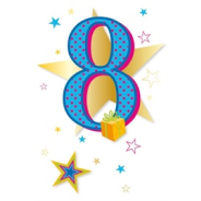 Birthday Card Age 8