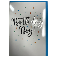 Greetings Card - Birthday Boy Card
