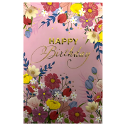 Card Group Flowery Birthday Card