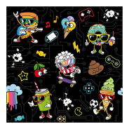 Card Group Gift Wrap - Munchies 2m