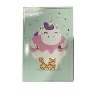 Unicone Greeting Card