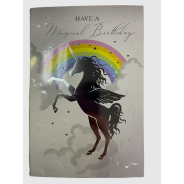 Magical Unicorn Birthday Greeting Card