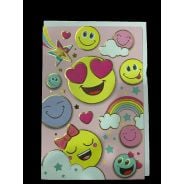 Rainbow & Emoji Greeting Card