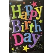 Happy Birthday Colourful Card