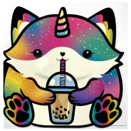 Greetings Card - Chonky Fox Card