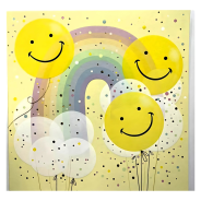 Card Group Classy Rainbows & Smiley Faces Card