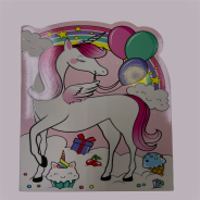 Pretty Unicorn Party Greeting Card