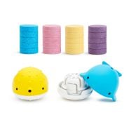 Munchkin Color Buddies Bath Bombs & Toy Dispenser Set