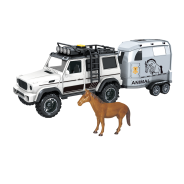 Racers Outdoor Off-Road Vehicle with Trailer & Horse