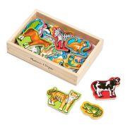  Wooden Animal Magnets