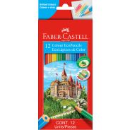 Faber-Castell 12 Eco Colour Pencils Without Sharpener