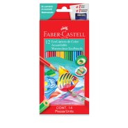 Faber-Castell 12 Full Aquarelle Colour Pencil 