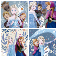 Disney Frozen Progressive Multi 4-In-1 Puzzles 12,16,20,25 Piece