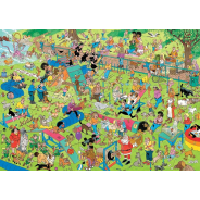 Jumbo Jan van Haasteren Dog Parkour Puzzle 1000 Piece
