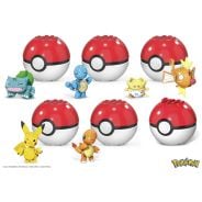 MEGA Pokémon Poké Ball Building Toy Kits with Action Figure for Kids, Assortment
