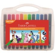 Faber-Castell 12 Jumbo Fibre Tip Colouring Pens