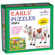 Early Puzzle-Step II Farm Animals