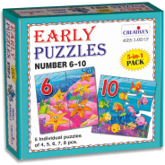 Early Puzzles Step II - Numbers 6 to 10