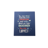 Splosh Baby Verse Plaque - Blue