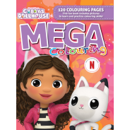 Gabby'S Dollhouse  120Pg Mega Colouring Book Np