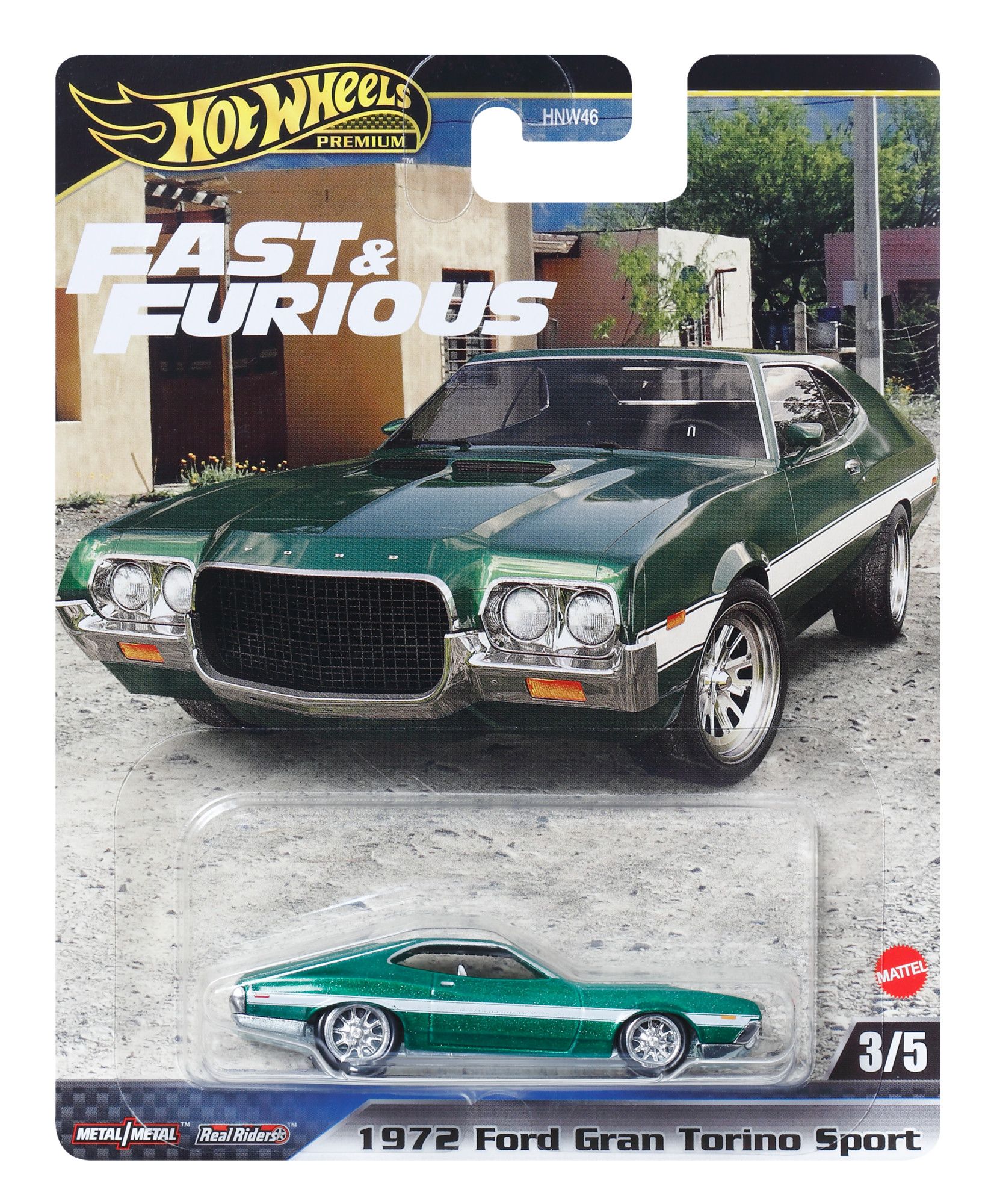 Hot Wheels Fast & Furious 72 Ford Gran Torino Sport Premium | Toys