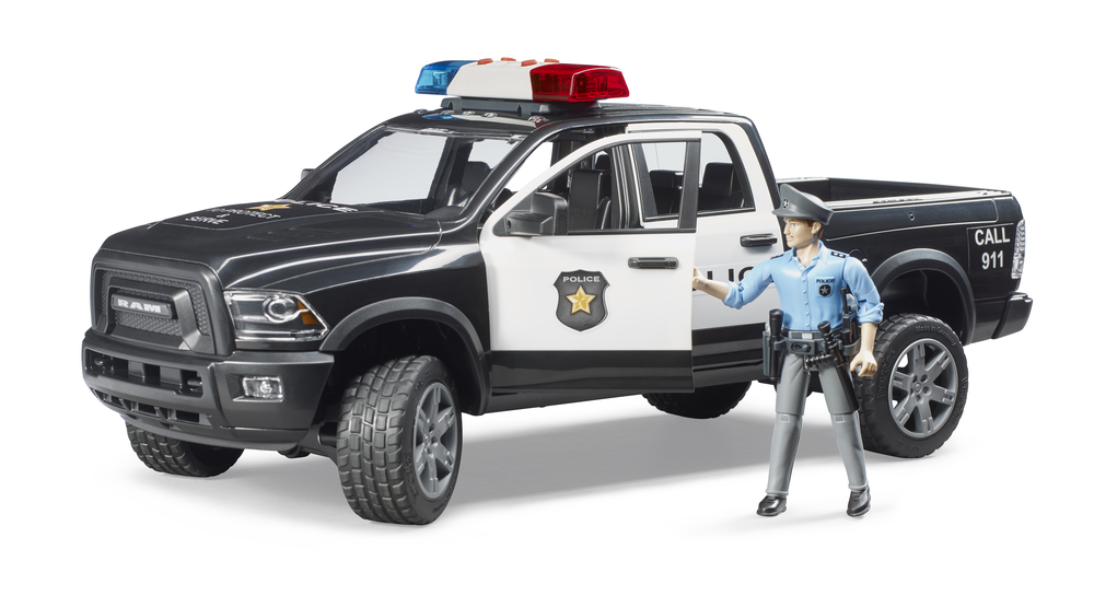 Bruder RAM 2500 Police Truck with Policeman & Accessories | Toys R
