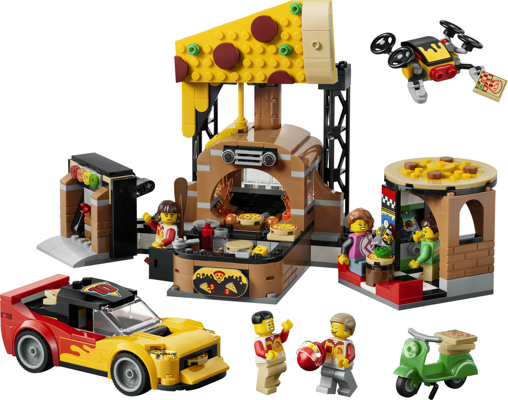 LEGO® City Pizza Delivery Experience With Vehicles (60496) | Toys