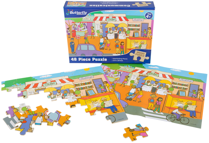 A4 WOODEN PUZZLE 48 PIECE - LEARN ABOUT - 10 DESIGNS | Toys R Us