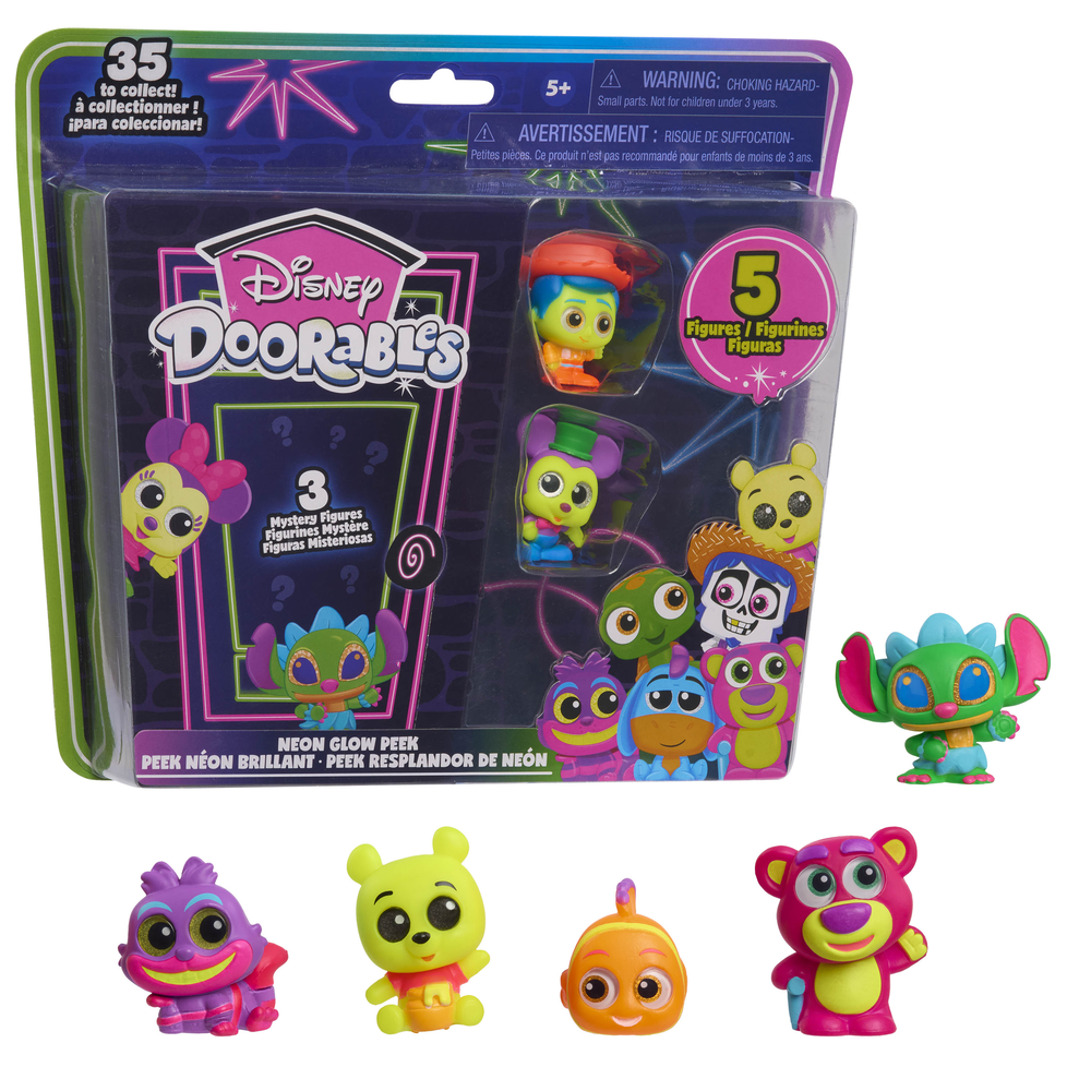 Disney Dollors1995年発行 6枚セット Disney Doorables Neon Glow Peek Collector Pack | Toys R Us Online