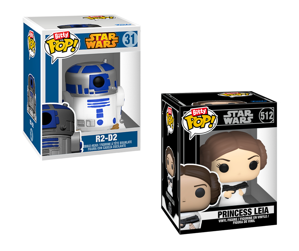 Funko Bitty Pop! Star Wars Princess Leia And R2-D2 Pack | Toys R