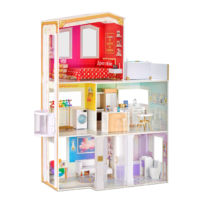 Rainbow High Fashion Dorm House - Rainbow High dollhouse 