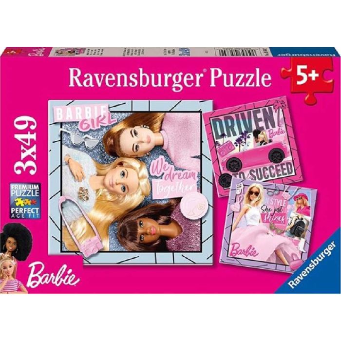 Ravensburger Barbie Inspire The World Puzzle 3X49 Piece