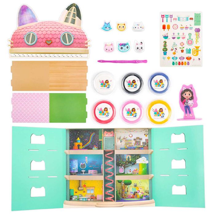 Gabby's Dollhouse Mini Clay World Clay Set - Creative Gifts For Girls With  Air Dry Clay And