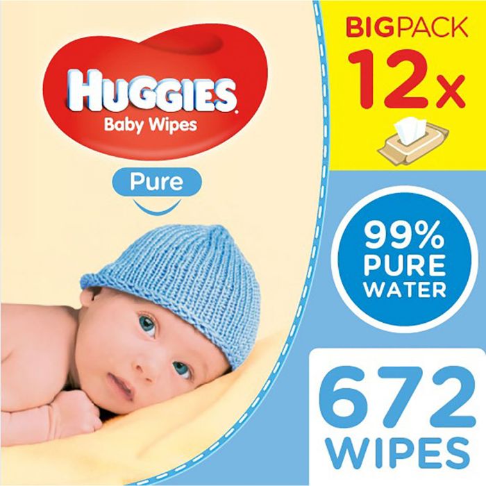 huggies baby wipes 12 pack