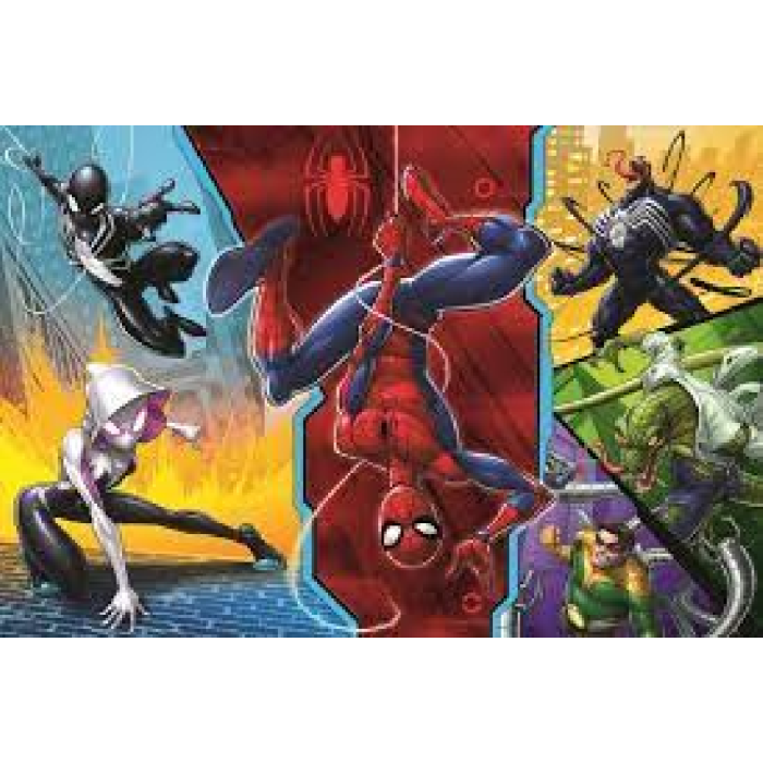  Marvel Spiderman Jigsaw Puzzle for Kids Bundle