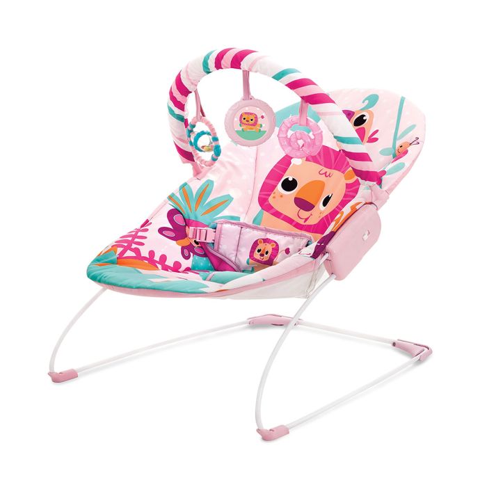 pink baby bouncer chair