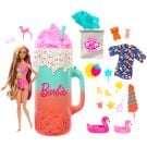 Barbie Pop Reveal Doll & Accessories, Rise & Surprise Fruit Series Gift Set with Scented Doll, Squishy Scented Pet, colour Change