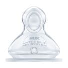 NUK First Choice Silicone Teat 0-6 months Small Hole Breast Milk  2 Pack