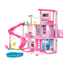 Barbie Dreamhouse, Pool Party Doll House with 75+ Pieces and 3-Story Slide, Barbie House Playset, Pet Elevator and Puppy Play Areas
